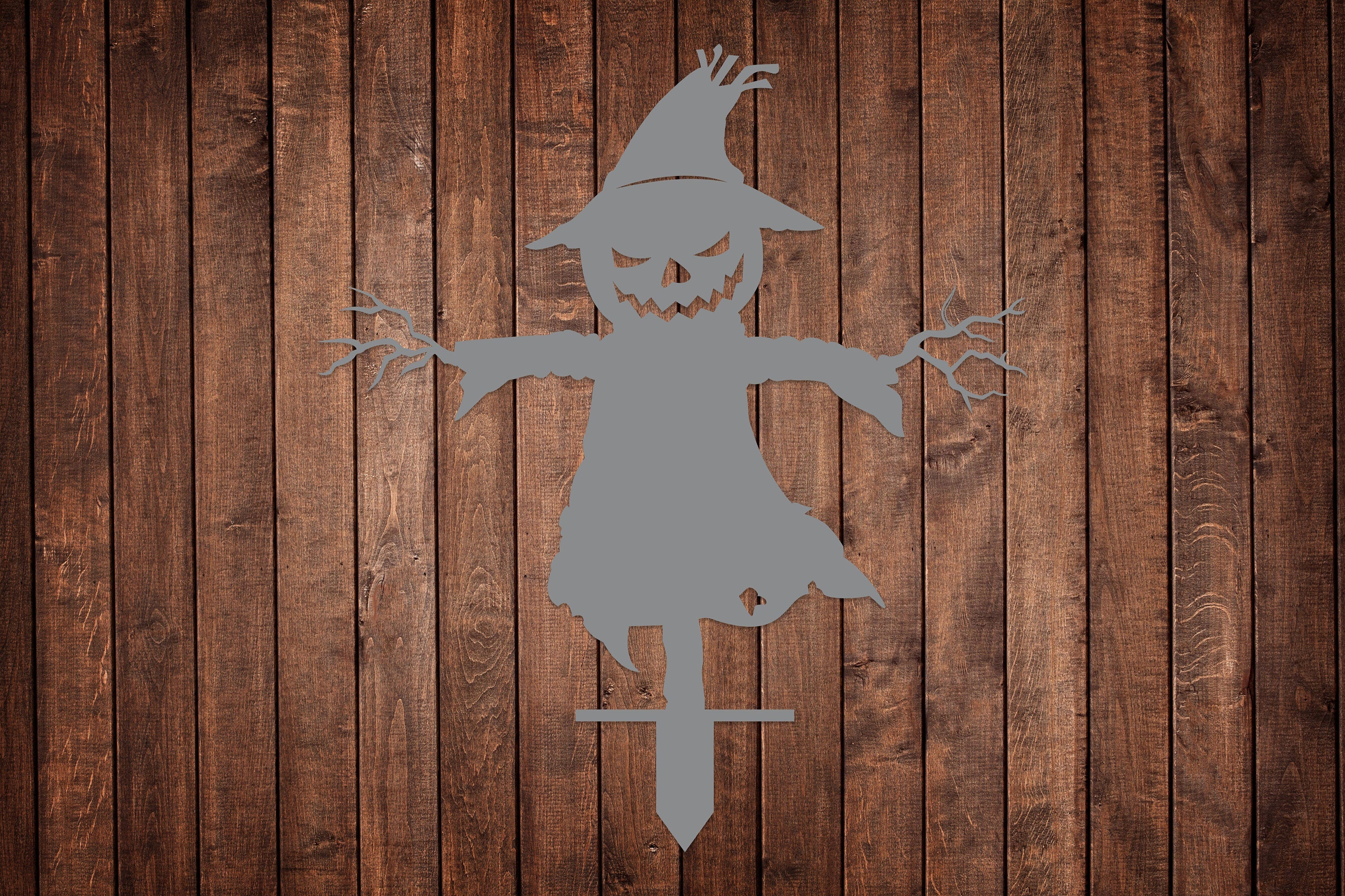 Halloween Scarecrow Metal Garden Stakes, Outdoor Halloween Decor, Halloween Decor, Metal Garden Scary Decor, Yard Art, Patio and Porch Decor