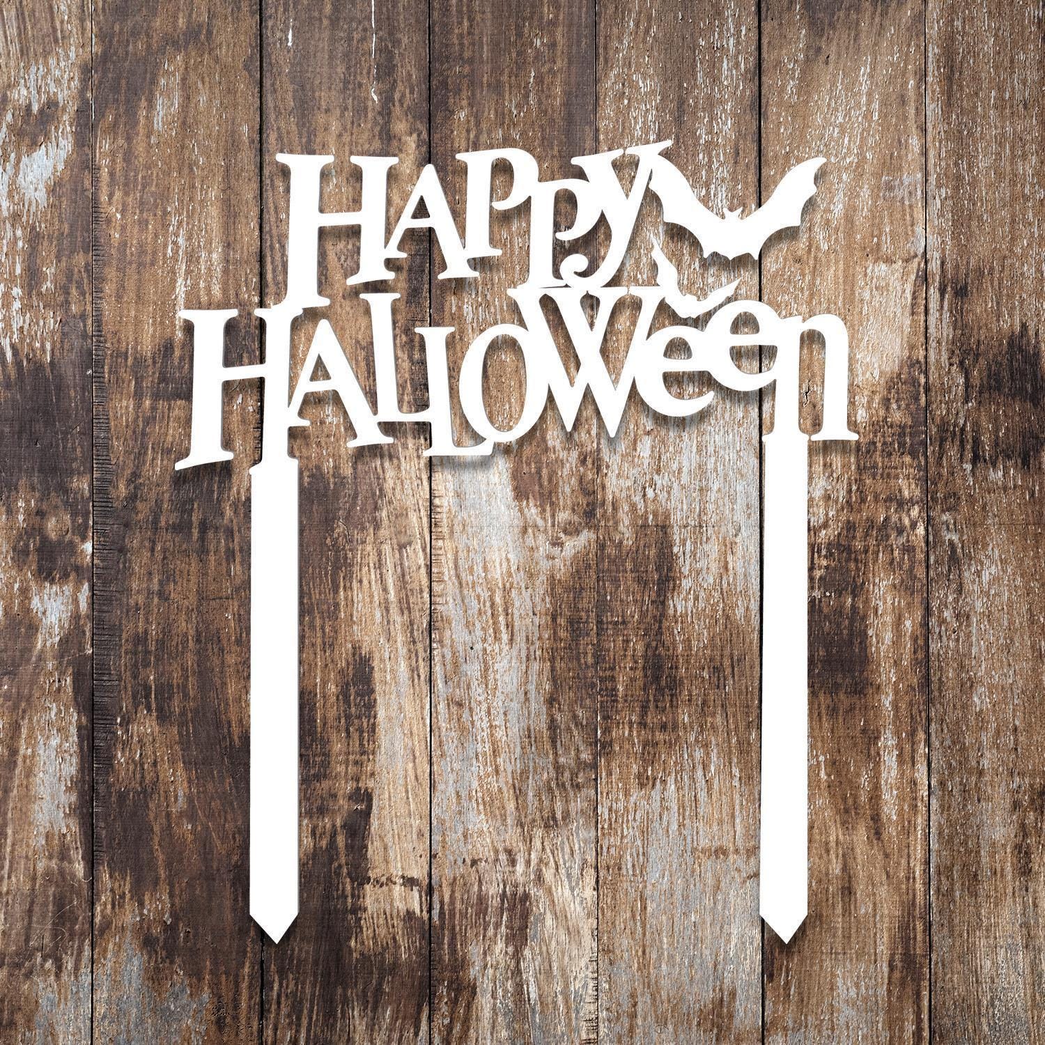 Happy Halloween Metal Garden Stake, Halloween Garden Decorations, Halloween Party Gift, Christmas Decor, Halloween Home Decor, Party Gifts