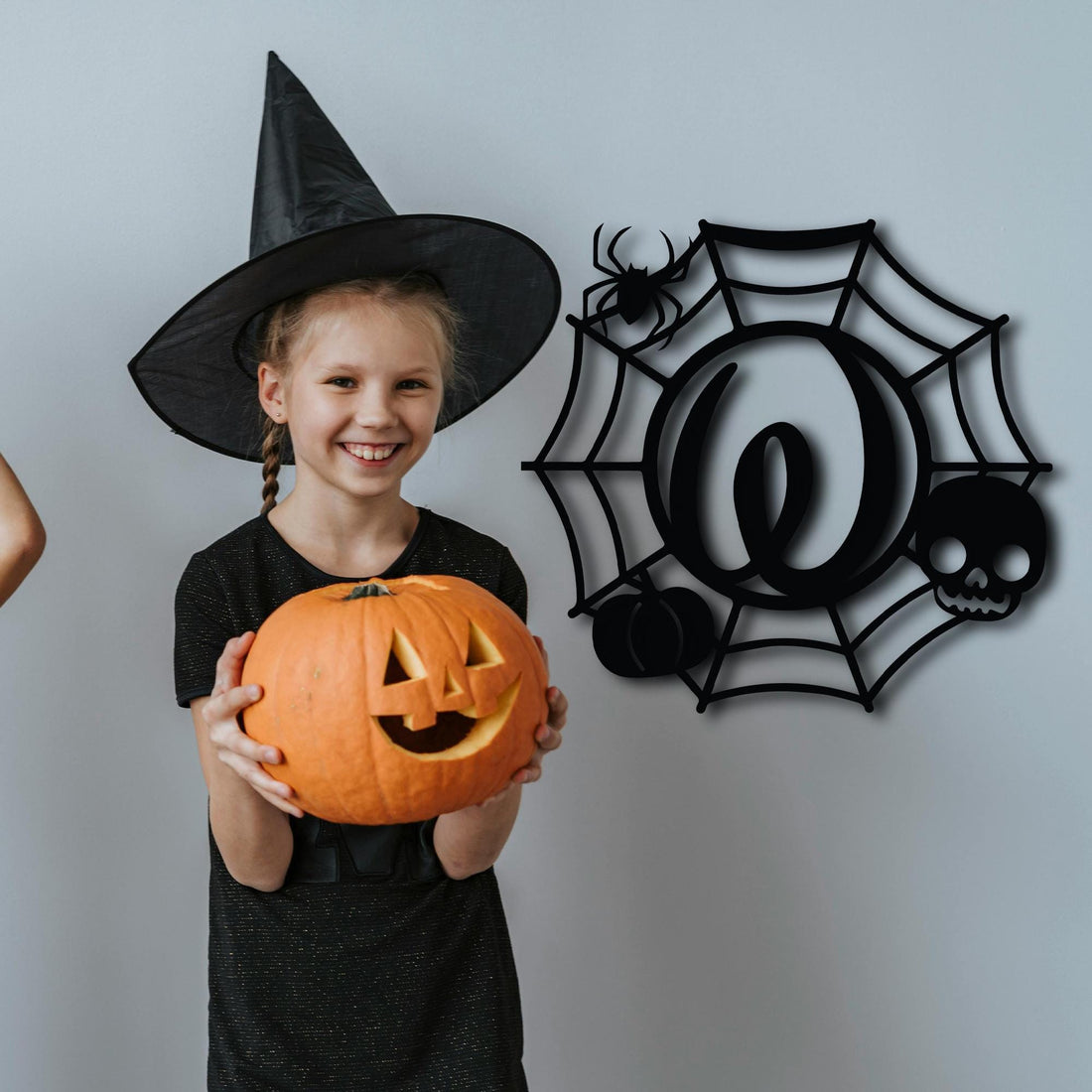 Halloween Letters Outdoor Metal Sign, Custom Web Spider Letter Initial, Spooky Last Name Letter, Halloween Home accessory, Outdoor Scary Art