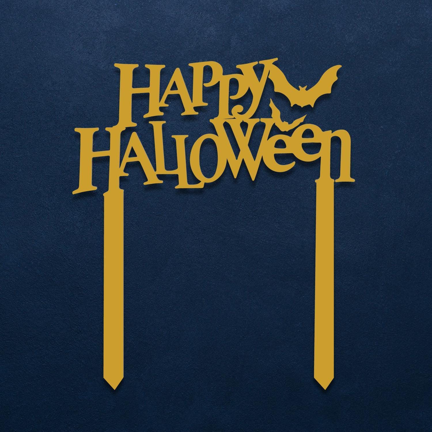 Happy Halloween Metal Garden Stake, Halloween Garden Decorations, Halloween Party Gift, Christmas Decor, Halloween Home Decor, Party Gifts